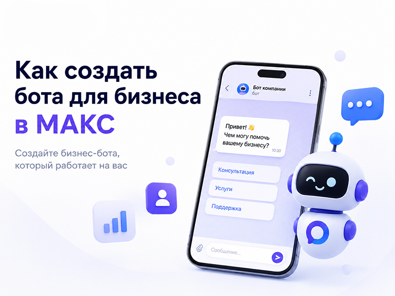 Создание бота для бизнеса в МАКС