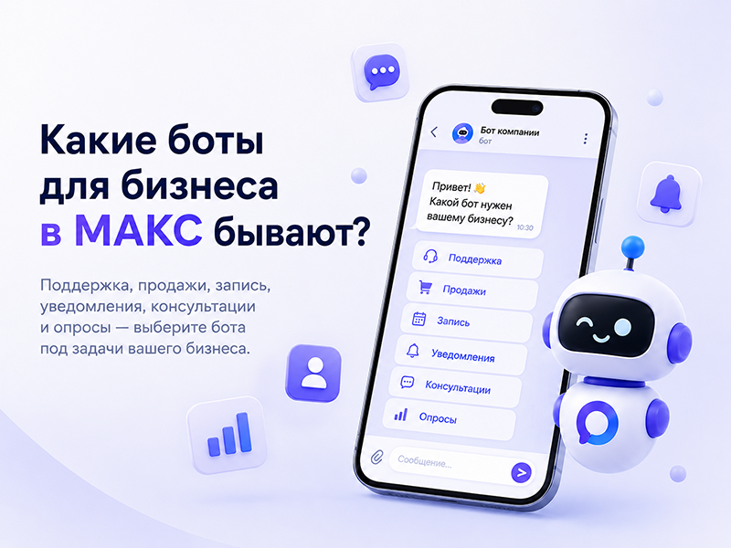 Создать бота для бизнеса в МАКС